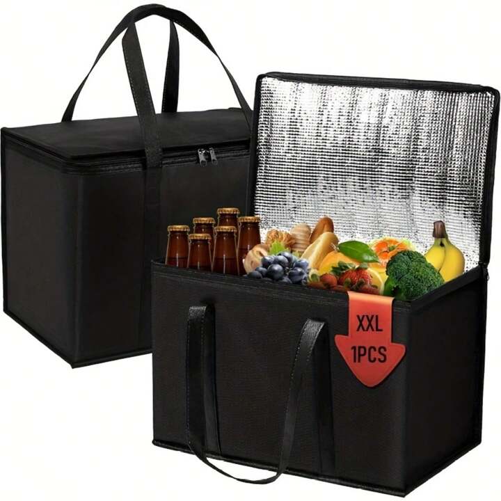 Portable Folding Shopping Cart + 5 Ecological Thermal Bags