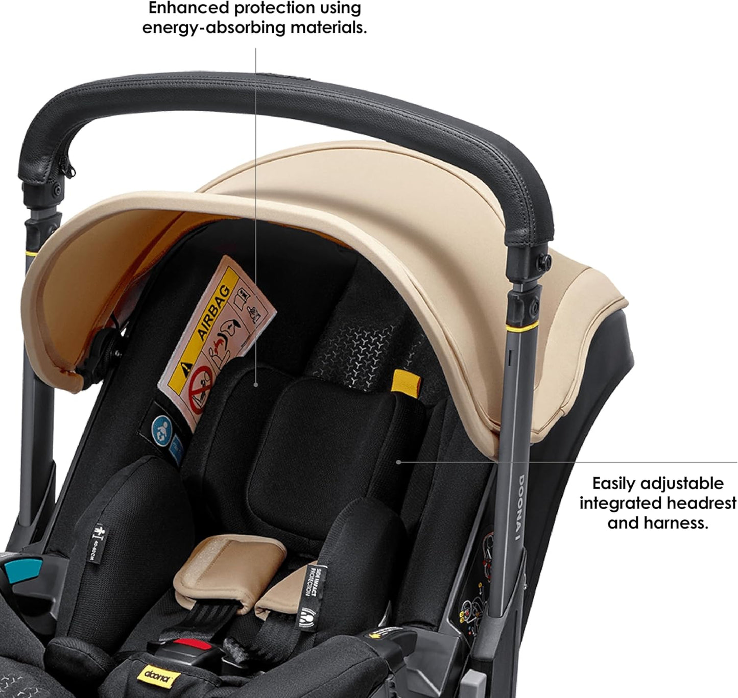 MOOV2 3-in-1 – Baby Stroller with Car Seat, UPF50+ Canopy, and Accessories