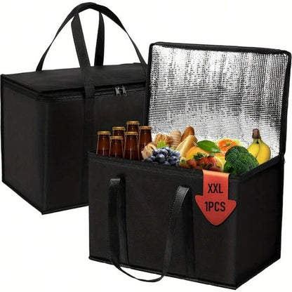 Portable Folding Shopping Cart + 5 Ecological Thermal Bags