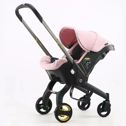 MOOV2 3-in-1 – Baby Stroller with Car Seat, UPF50+ Canopy, and Accessories
