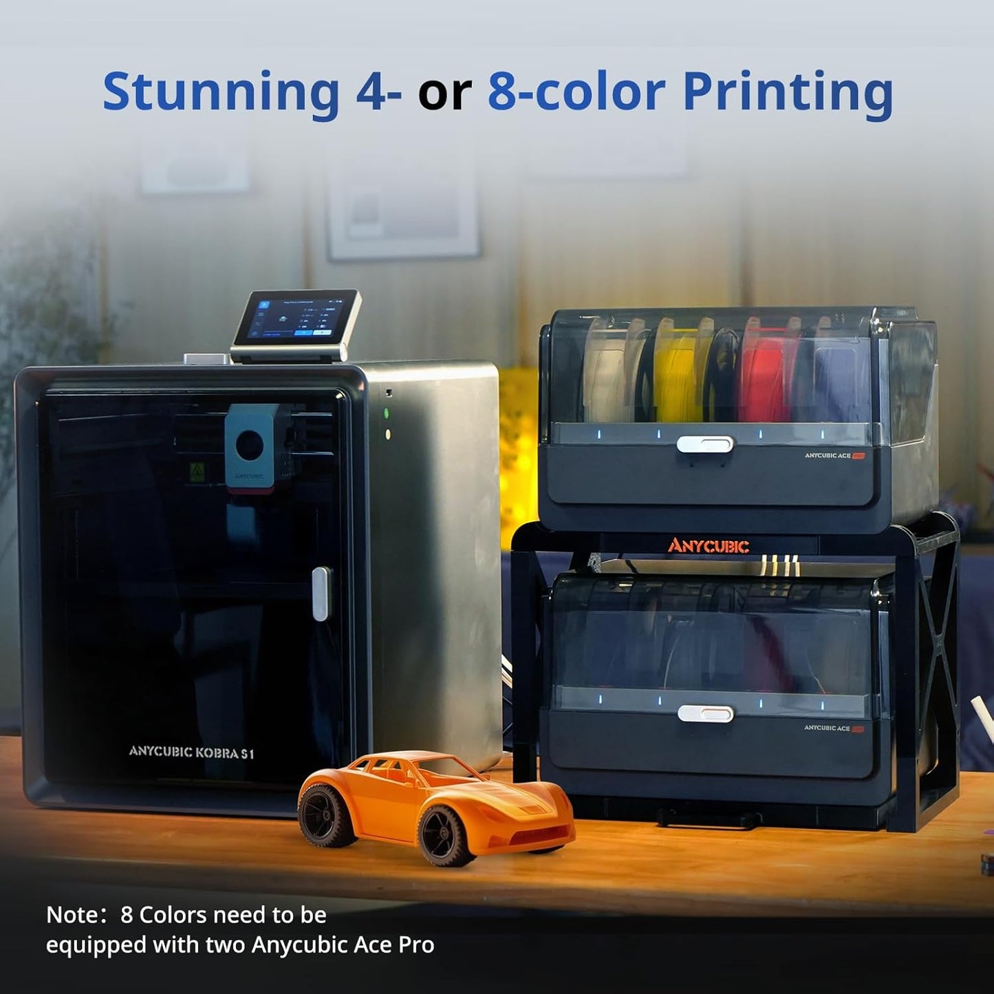 Anycubic Kobra S1 – Ultra-Fast Professional 3D Printer with Multi-Color Printing [FACTORY PRICE]