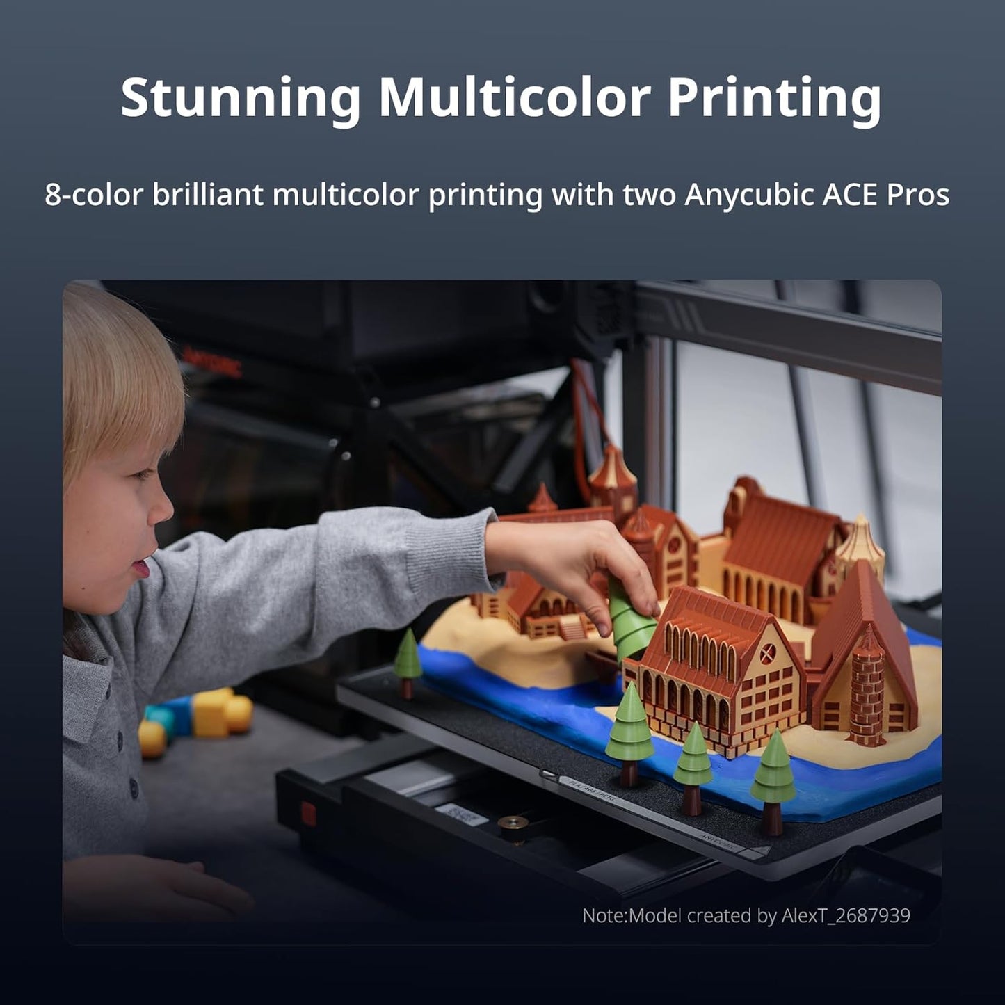 Anycubic Kobra S1 – Ultra-Fast Professional 3D Printer with Multi-Color Printing [FACTORY PRICE]