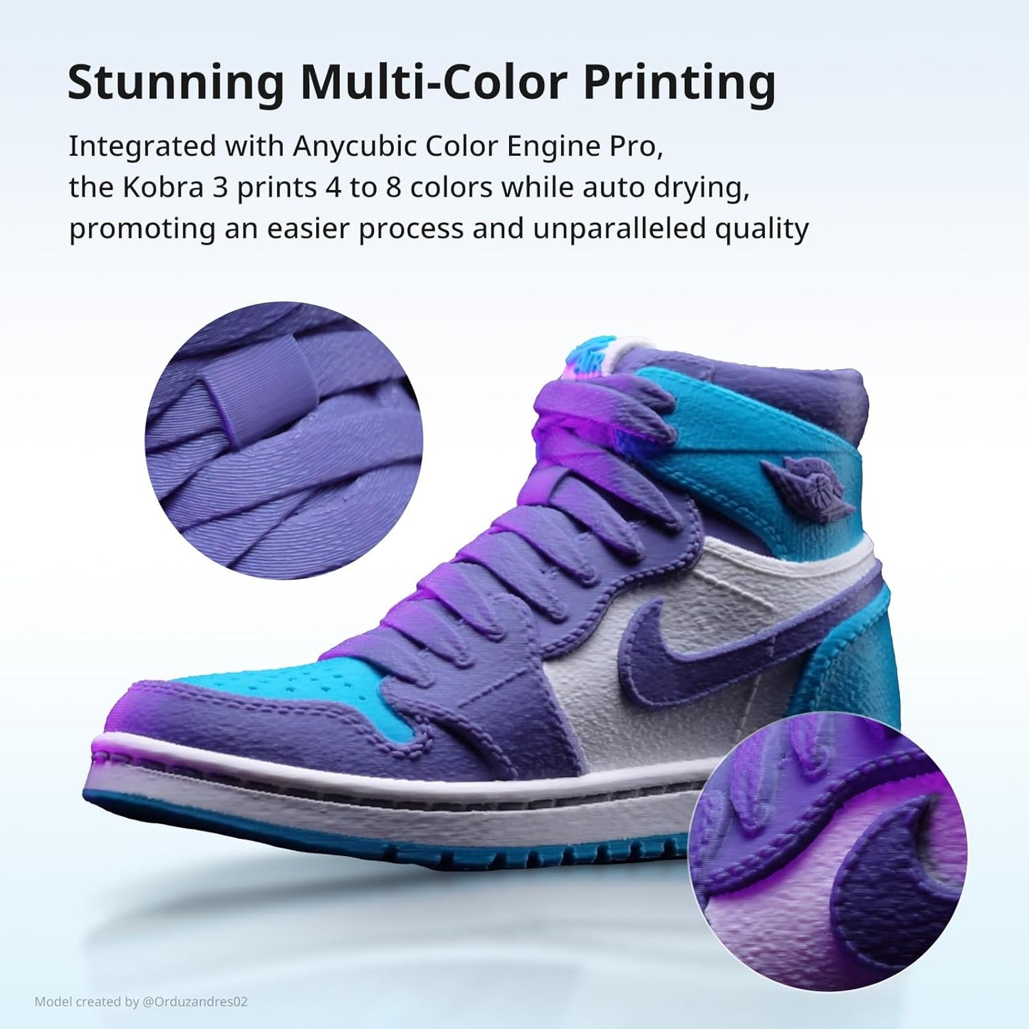 Anycubic Kobra S1 – Ultra-Fast Professional 3D Printer with Multi-Color Printing [FACTORY PRICE]