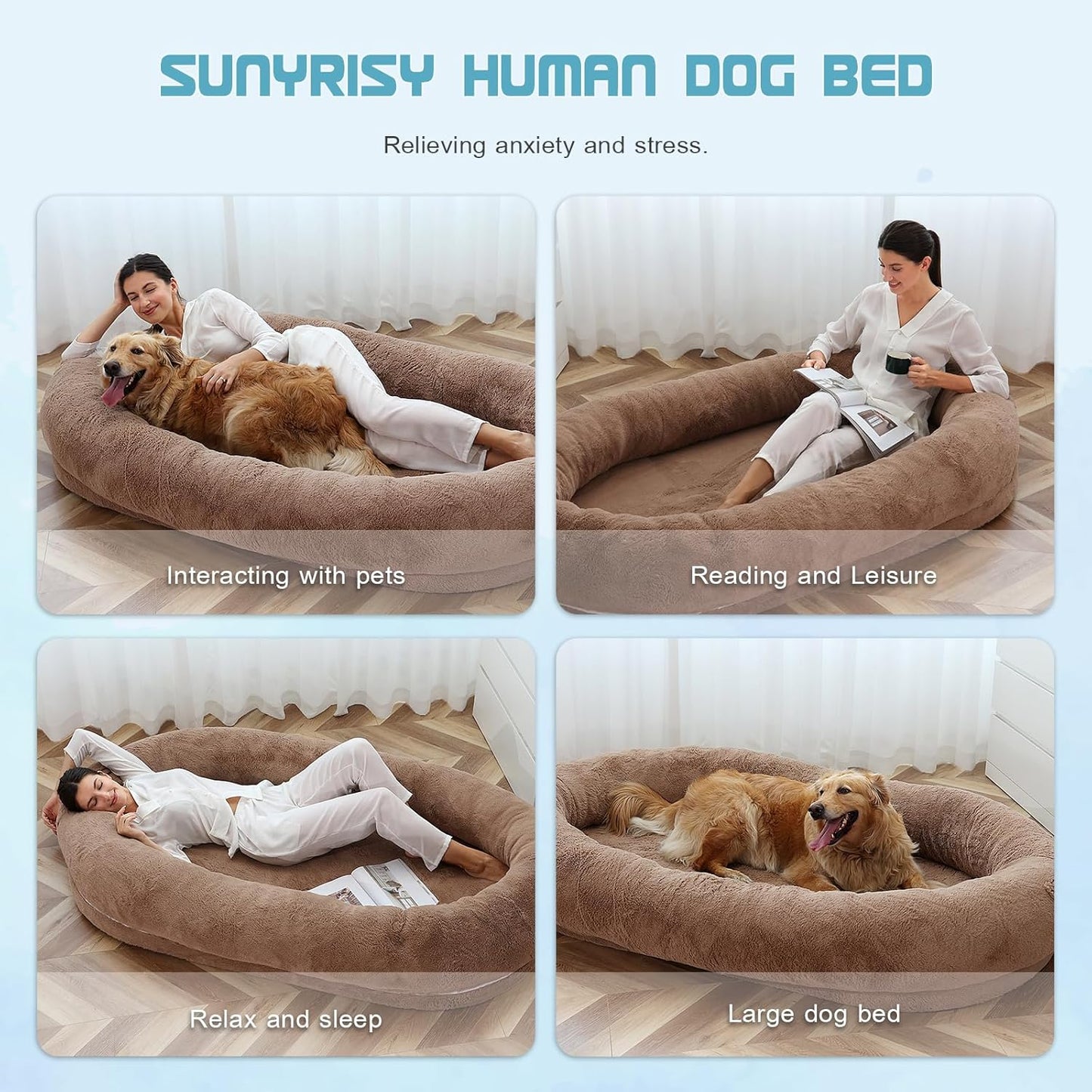 Super 3D Extra Large Waterproof Bed [FACTORY PRICE]