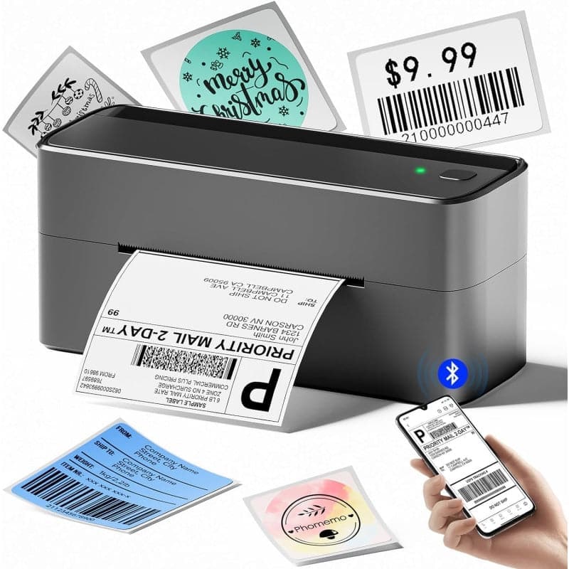 Phomemo PM241-BT Bluetooth Shipping Label Printer