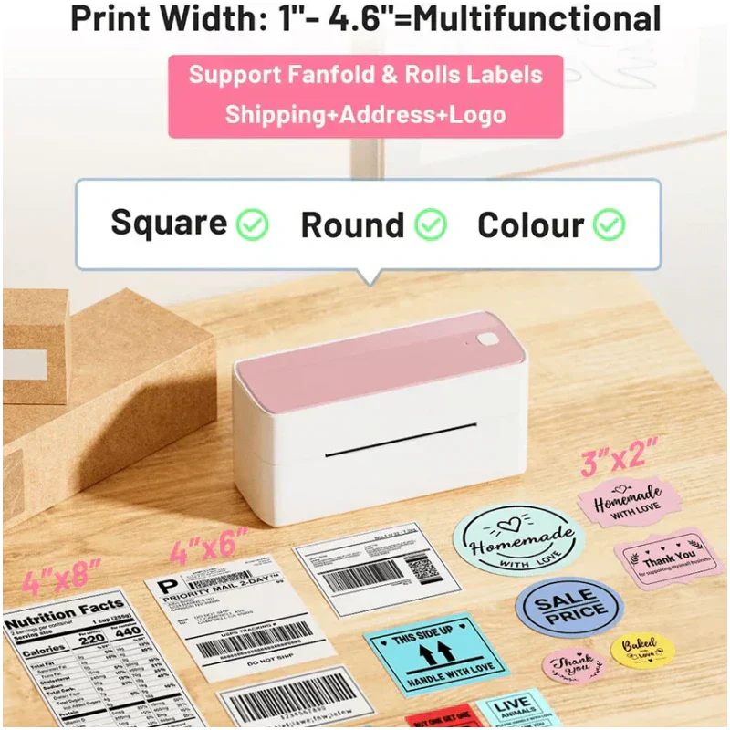 Phomemo PM241-BT Bluetooth Shipping Label Printer