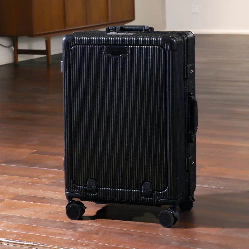 Smart Aluminum Luggage Multifunctional 100% Aluminum-Magnesium Modern Traveler