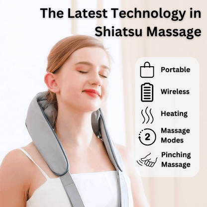 Neck & Shoulder Kneading Massager - 6D Shoulder and Neck Massage - Emporium Shop