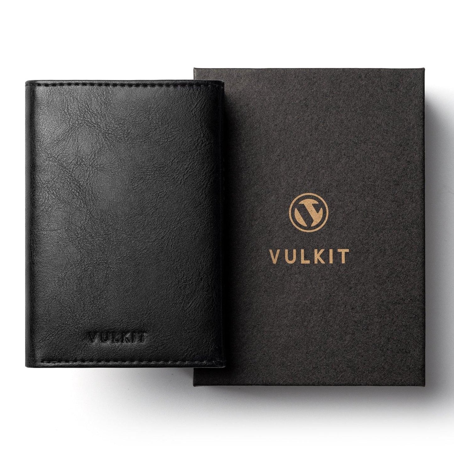 VC302- Side Slider Mechanism, with/without Back Zipper Pocket, Magnetic Strip Closure Tri-fold Wallet - Emporium Shop